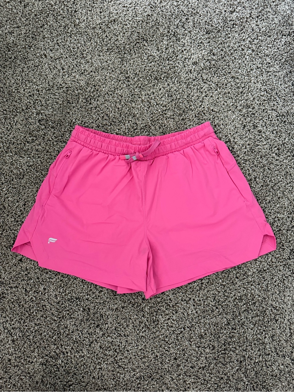 Fabletics Hot Pink Men's Athletic Shorts - Picture 1 of 4